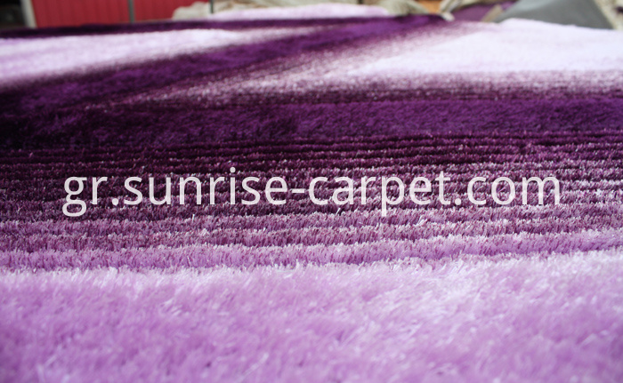 Μεταξωτό 3D & 4D Shaggy Rug Purple Silk 3D &4D Shaggy Rug Purple